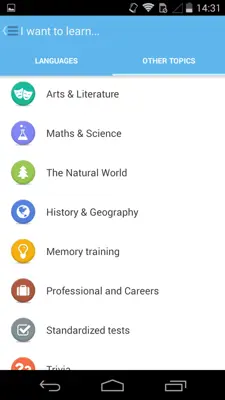 Memrise android App screenshot 1